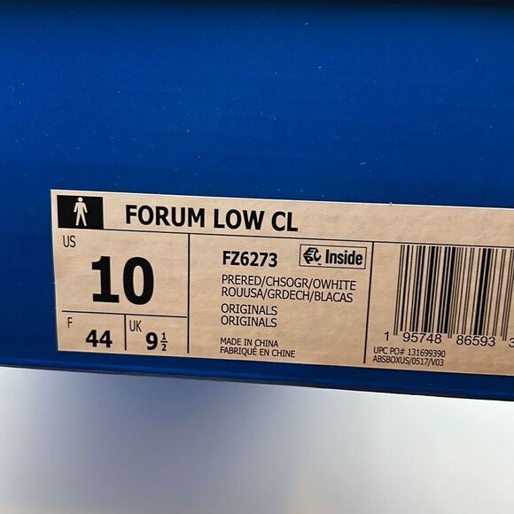 Adidas forum Low classic casual sneaker shoe NWB Men 10 - Picture 9 of 10